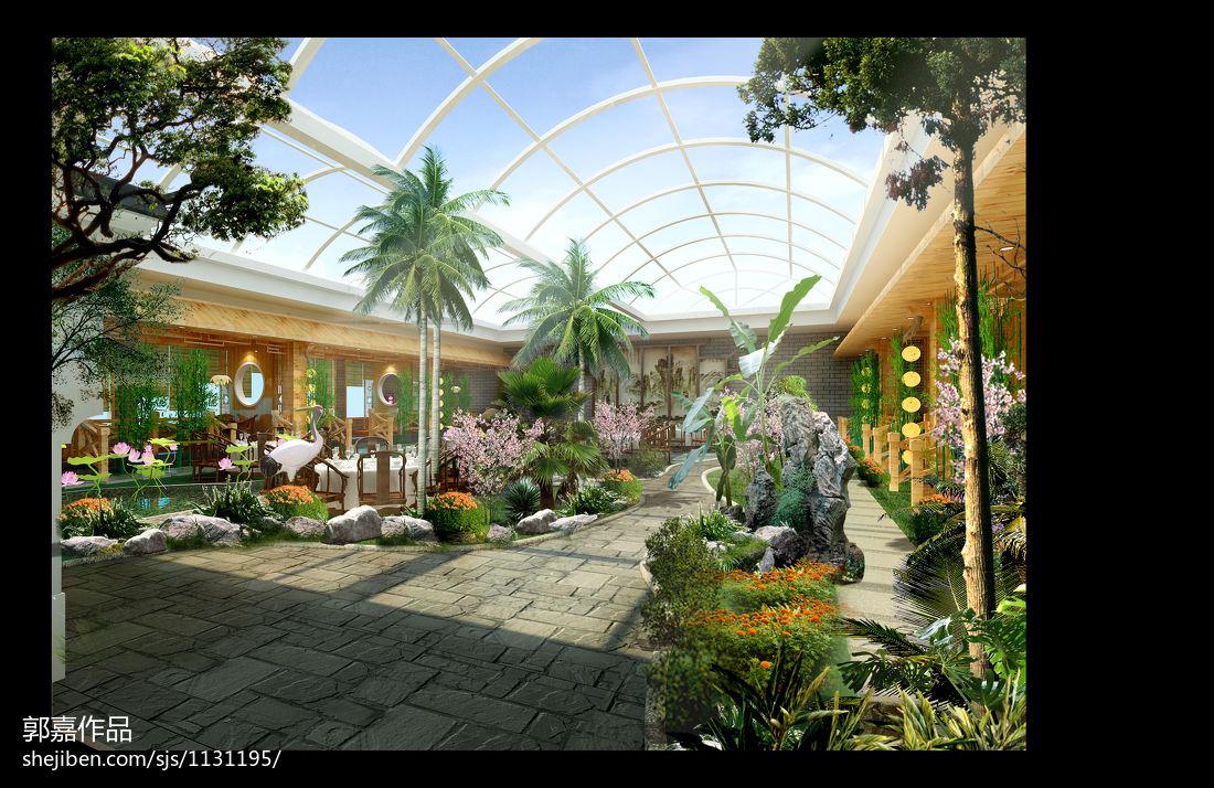 中式生態(tài)園_1051766 &ndash; 設(shè)計(jì)本裝修效果圖